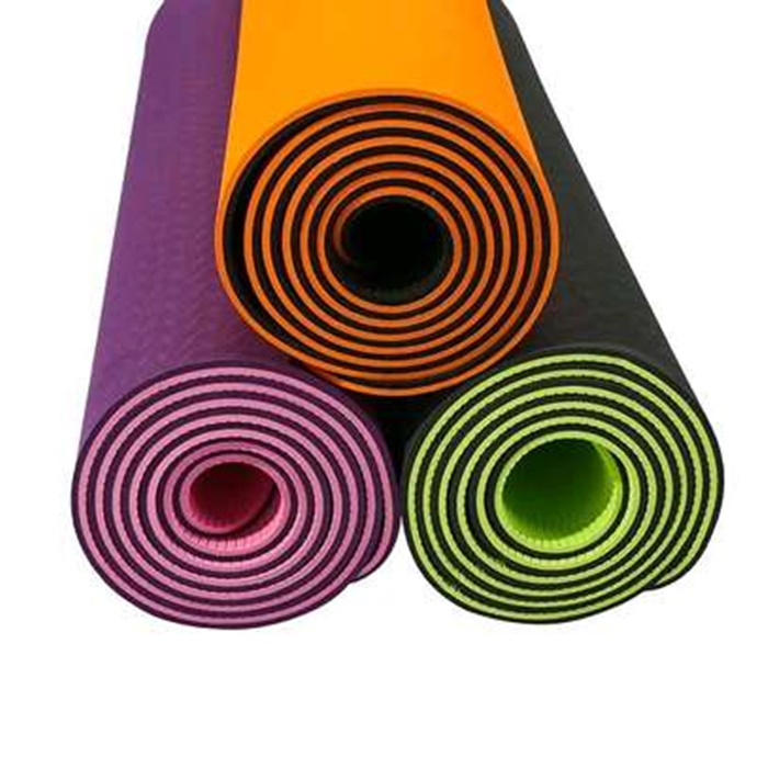 Dual-sided TPE Yoga Mat Set –