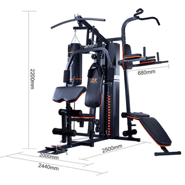 JX-DS930 Multi-Gym Station Equipment with Boxing Punching Bag