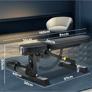 Heavy Duty Flat Incline Decline Gym Bench. - Image 4