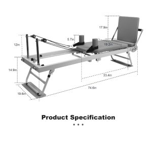 Gym Pilates Reformer Workout Machine. - Image 3