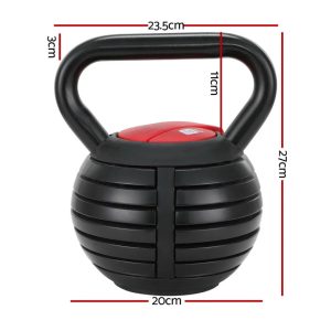 18Kgs Adjustable Gym Workout Kettlebell. - Image 3
